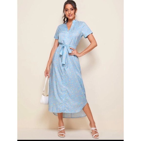 SHEIN Dresses & Skirts - $ BUNDLE SALE $ NWOT  Self tie shirt dress